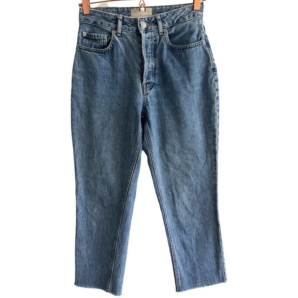 Everlane The Curvy 90s Cheeky Straight Jean Size 26 Crop Raw Hem